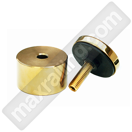 Styklodyrjach gold zlaten ogledalen Ф50mm. Златен огледален стъклодържач Ф50мм.